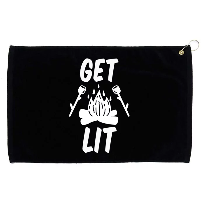 Get Lit Gift Grommeted Golf Towel