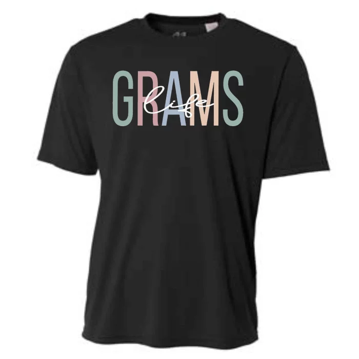 Grams Life Grams Grandma Boho Grams Grandmother Cooling Performance Crew T-Shirt