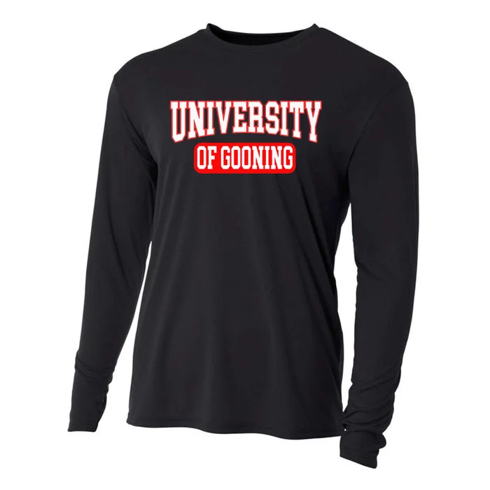 Gooning Looksmaxxing Cooling Performance Long Sleeve Crew