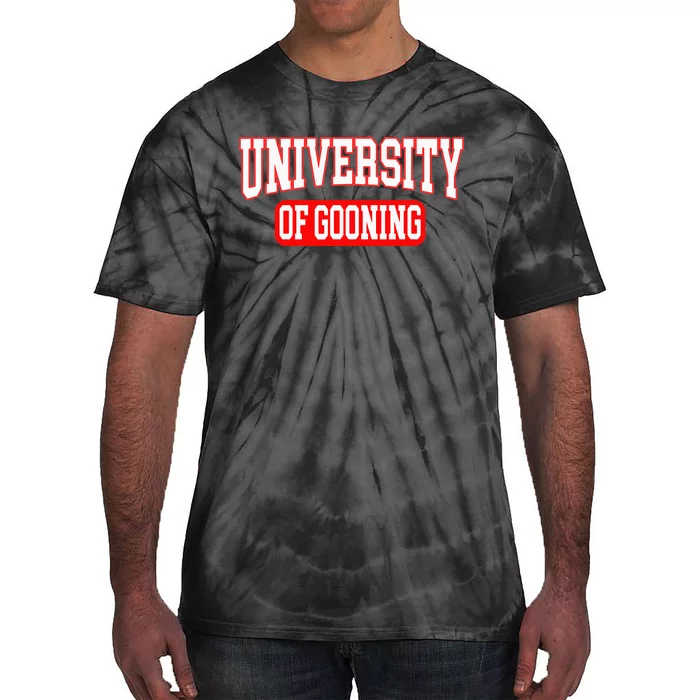 Gooning Looksmaxxing Tie-Dye T-Shirt