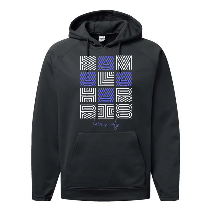 Geometry Lettering Performance Fleece Hoodie