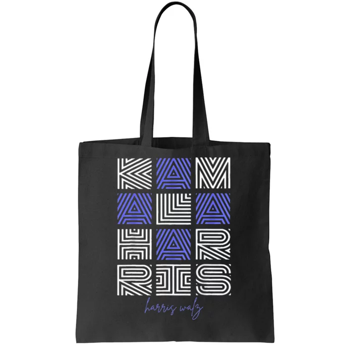 Geometry Lettering Tote Bag