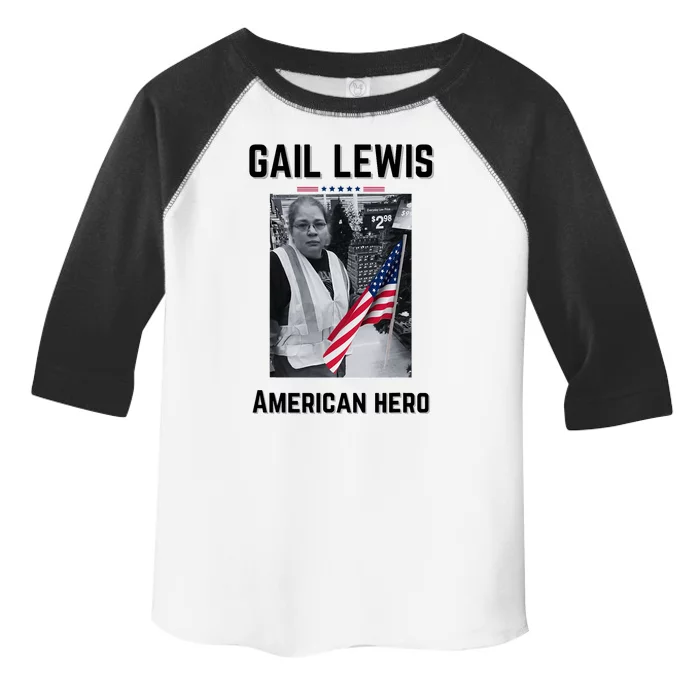 Gail Lewis Gail Lewis We Salute You The End American Hero Toddler Fine Jersey T-Shirt