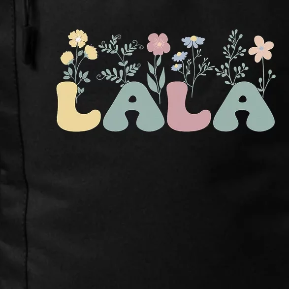 Groovy Lala Grandmother Flowers Lala Grandma Daily Commute Backpack