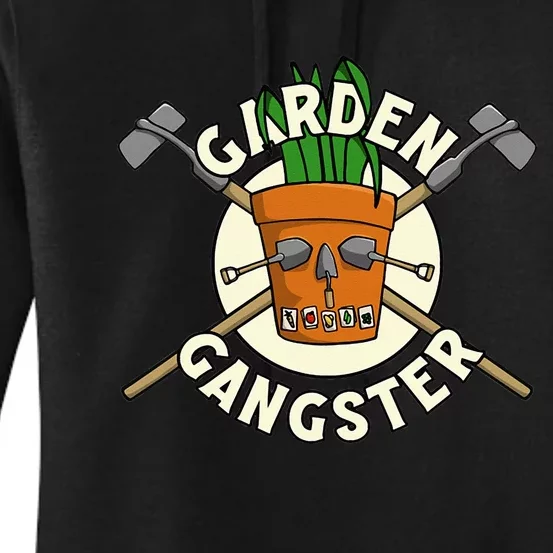 Garden Lovers Garden Gangster Gardeners Gardening Women's Pullover Hoodie