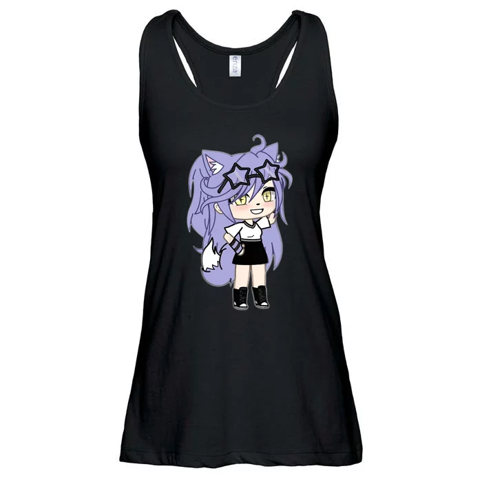 Gacha Life Gatcha Club Inspired 01 Kawaii Manga Anime Chibi Ladies Essential Flowy Tank