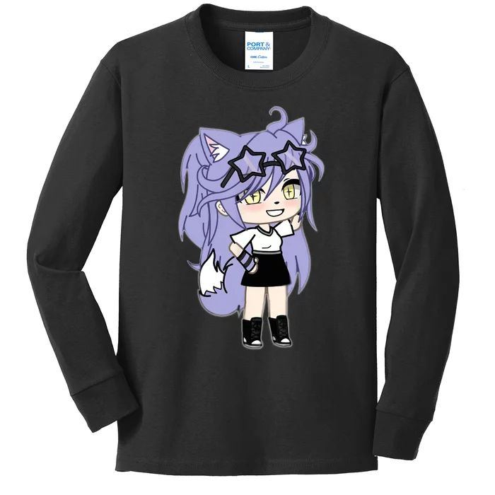 Gacha Life Gatcha Club Inspired 01 Kawaii Manga Anime Chibi Kids Long Sleeve Shirt