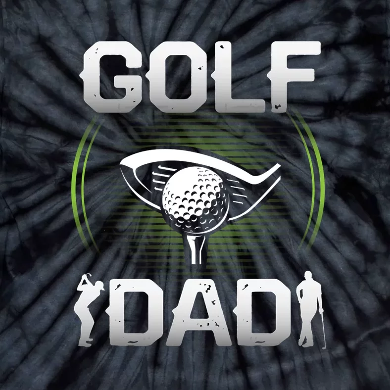 Golf Lover Golf Dad Gift For Dad Father's Day Tie-Dye T-Shirt