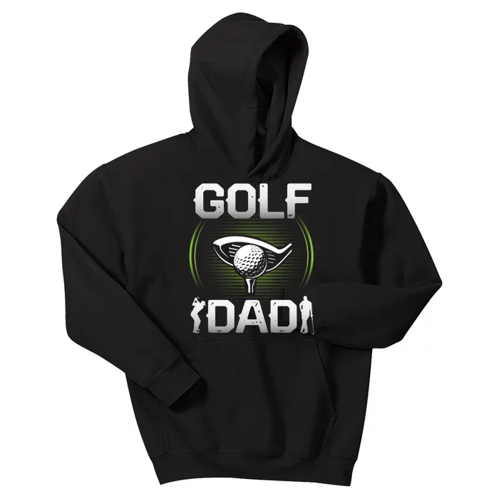 Golf Lover Golf Dad Gift For Dad Father's Day Kids Hoodie