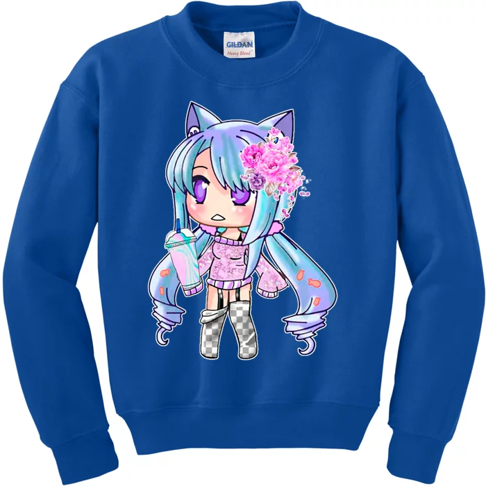 Gacha Life Gatcha Club Inspired 03 Kawaii Ga Anime Chibi Cool Gift Kids Sweatshirt