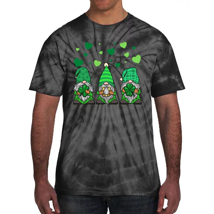 Gnome Leprechaun Green Gnomes Tomte St. Patricks Day Gift Tie-Dye T-Shirt