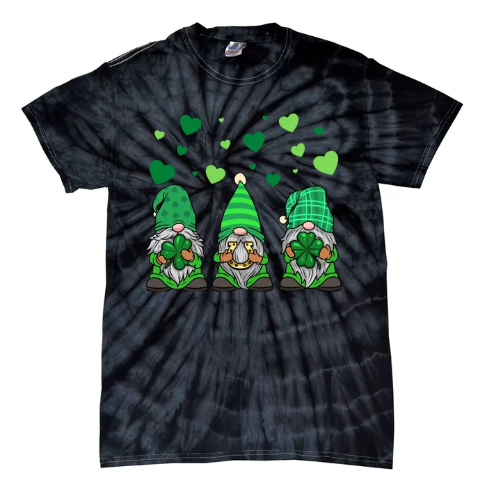 Gnome Leprechaun Green Gnomes Tomte St. Patricks Day Gift Tie-Dye T-Shirt