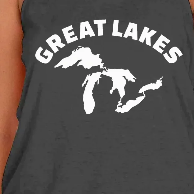 Great Lakes Women's Knotted Racerback Tank