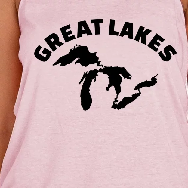 Great Lakes Gift Women's Knotted Racerback Tank