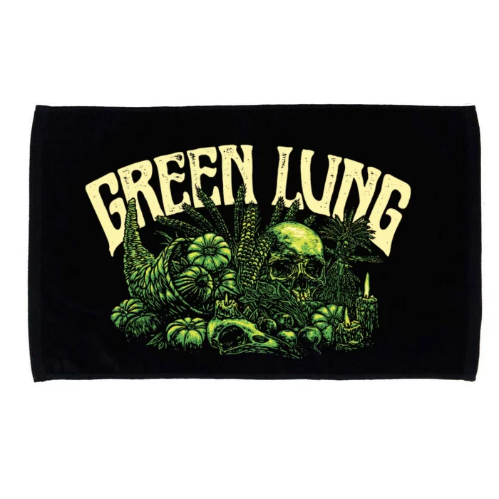 Green Lung Harvest Microfiber Hand Towel