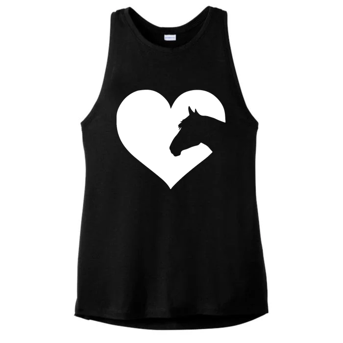 Great Love Horses Women Men Ladies Tri-Blend Wicking Tank