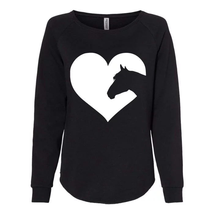 Great Love Horses Women Men Womens California Wash Sweatshirt