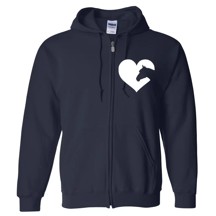 Great Love Horses Women Men Full Zip Hoodie