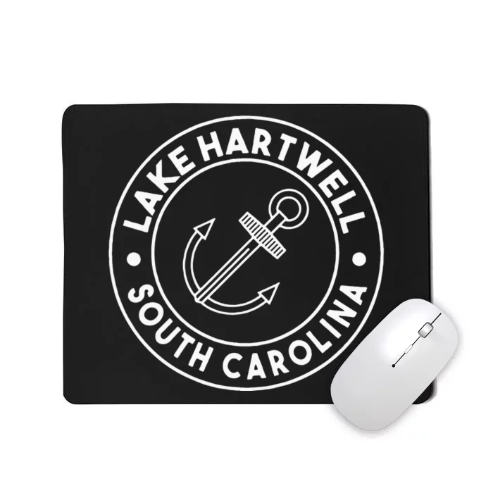 Graphic Lake Hartwell South Carolina Pocket Souvenir Mousepad