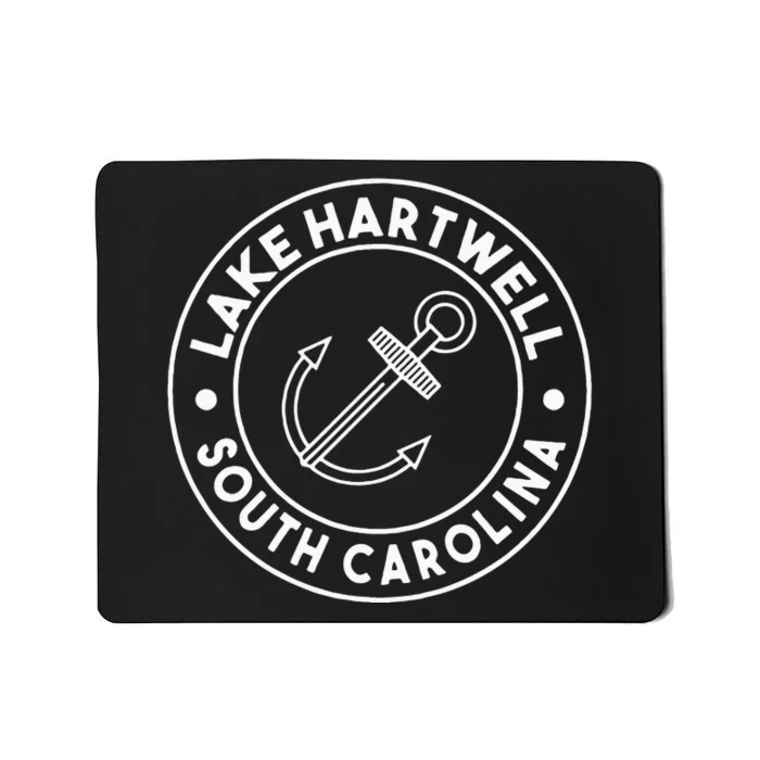 Graphic Lake Hartwell South Carolina Pocket Souvenir Mousepad