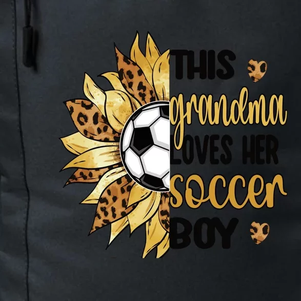 Grandma Loves Her Soccer Boy Soccer Player Grandmother Great Gift Daily Commute Backpack