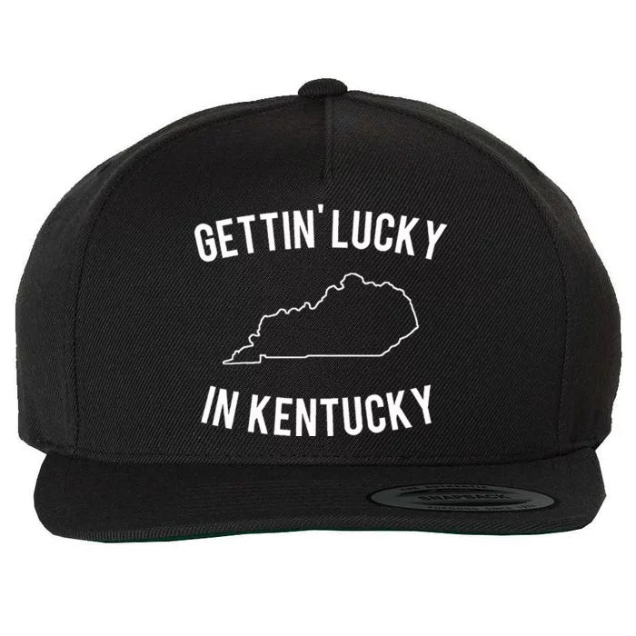 Gettin Lucky In Kentucky Wool Snapback Cap