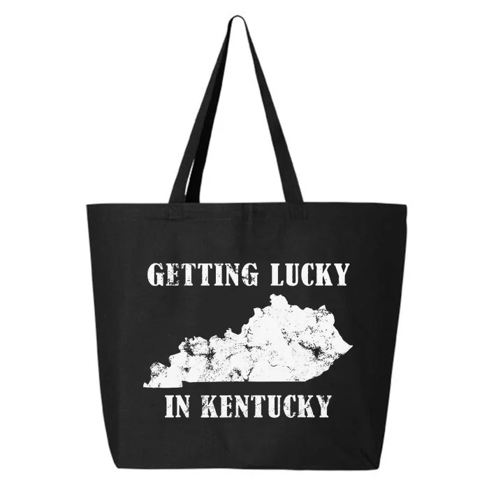 Getting Lucky In Kentucky Distressed Kentucky 25L Jumbo Tote