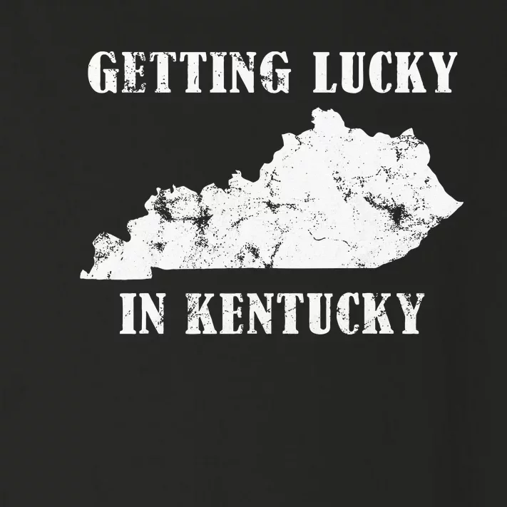 Getting Lucky In Kentucky Distressed Kentucky Toddler Long Sleeve Shirt