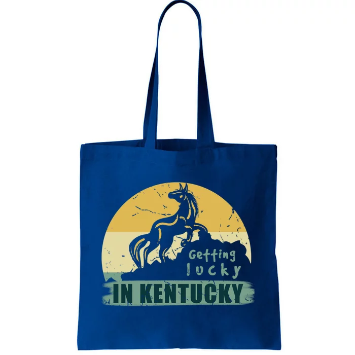 Gettin Lucky In Kentucky Horse Racing Derby Kentucky Day Gift Tote Bag