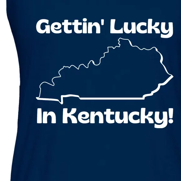 Gettin Lucky In Kentucky! School Of Rock Classic Graphic Ladies Essential Flowy Tank