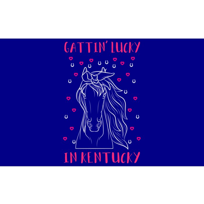 Gattin’ Lucky In Kentucky Horse Owner Lover Jockey Cute Gift Bumper Sticker