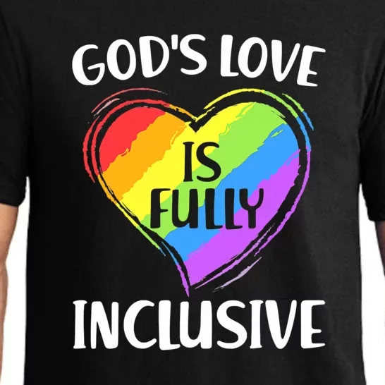 God's Love Is Fully Inclusive Gay Jesus Christian Pride LGBT Pajama Set