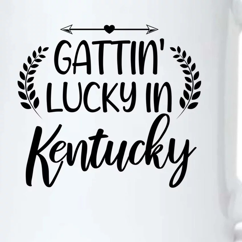 Gattin’ Lucky In Kentucky Horses Racing Race Derby Day Fun Cute Gift Black Color Changing Mug