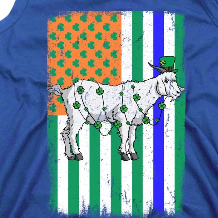 Goat Leprechaun Irish Usa Police Flag Cop St Patricks Day Great Gift Tank Top