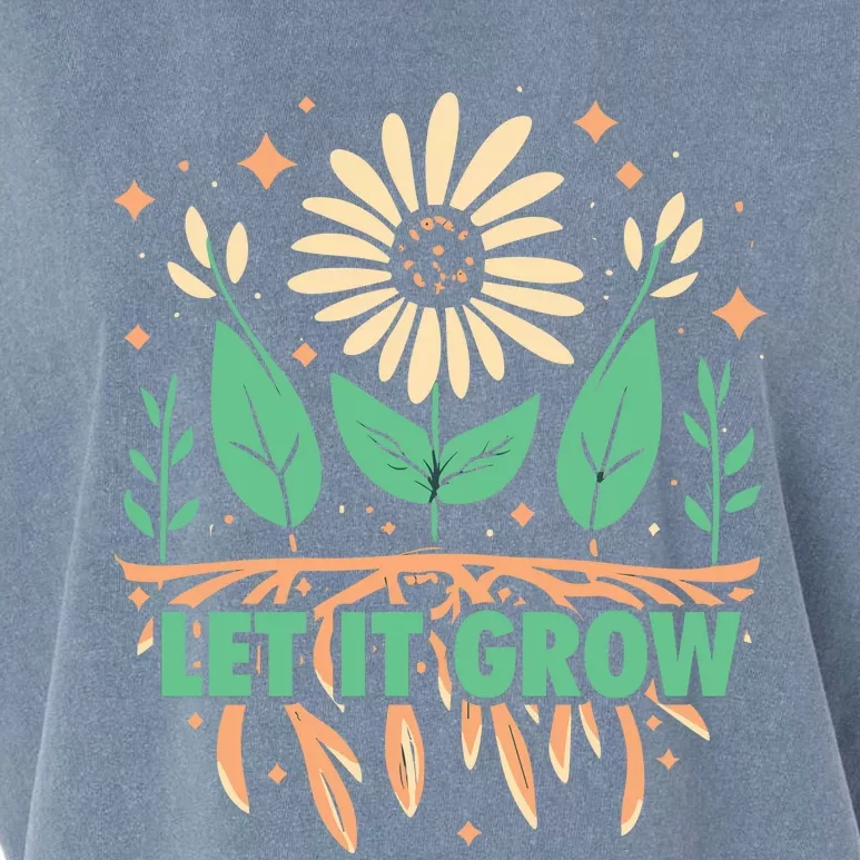 Gardeners Let It Grow Funny Garden Gardening Garment-Dyed Women's Muscle Tee