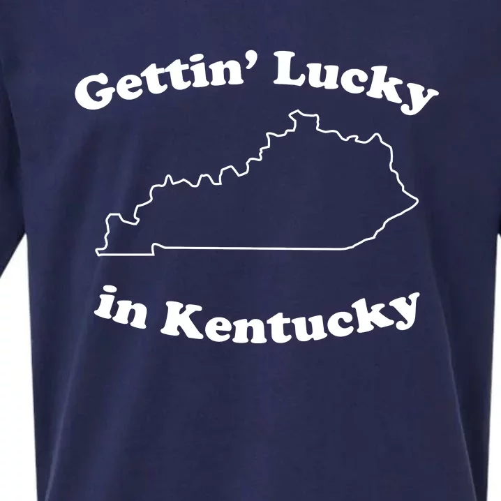 Gettin Lucky In Kentucky Cool Lucky In Kentucky Sueded Cloud Jersey T-Shirt