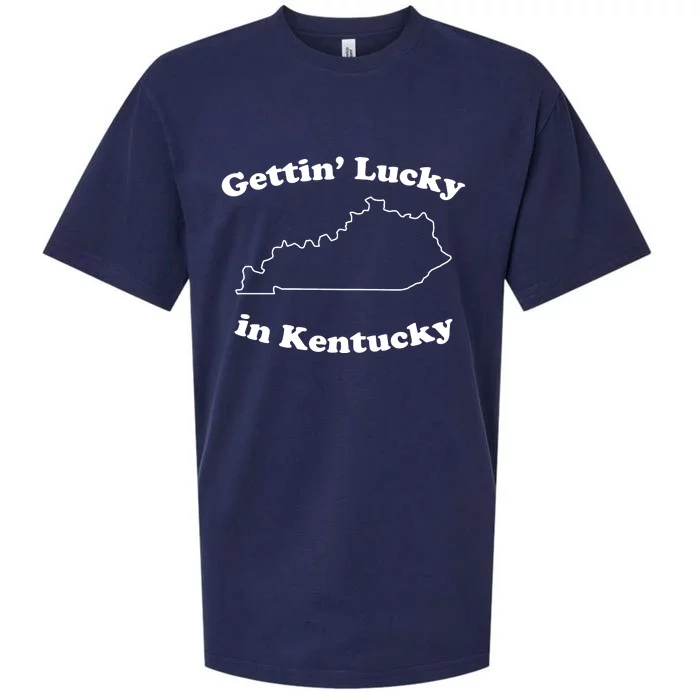 Gettin Lucky In Kentucky Cool Lucky In Kentucky Sueded Cloud Jersey T-Shirt