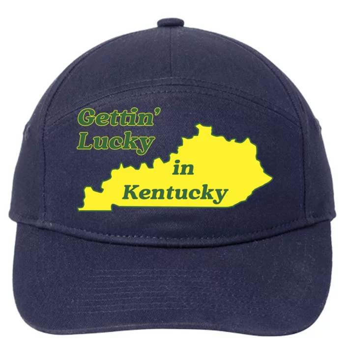 Gettin Lucky In Kentucky Cool Lucky In Kentucky 7-Panel Snapback Hat