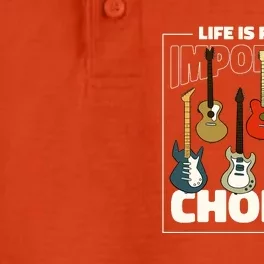 Guitar Life Is Full Of Important Choices Dry Zone Grid Performance Polo