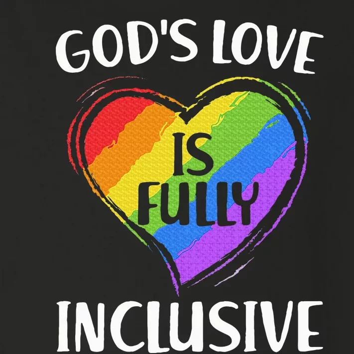 GodS Love Is Fully Inclusive Christian Pride Lgbt Toddler Long Sleeve Shirt