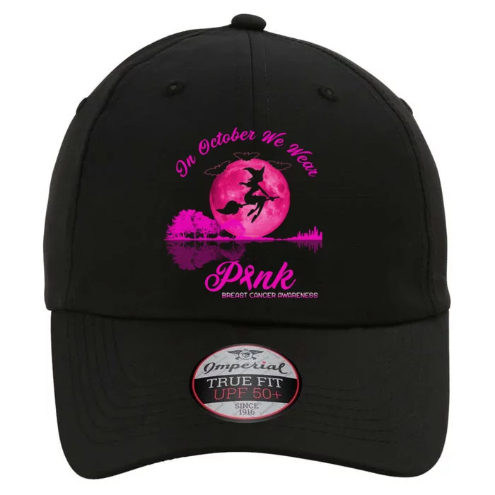 Guitar Lake In October We Wear Pink Breast Cancer Halloween The Original Performance Cap