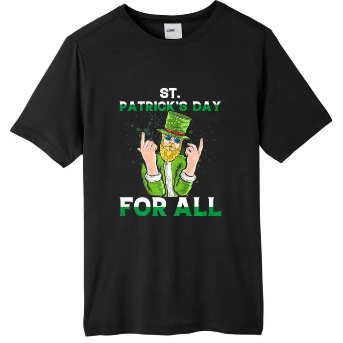 Gangster Leprechaun Ireland Irish Proud St.patrick Day ChromaSoft Performance T-Shirt