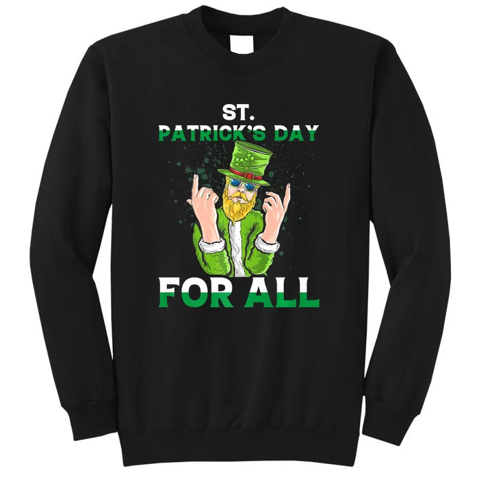 Gangster Leprechaun Ireland Irish Proud St.patrick Day Tall Sweatshirt