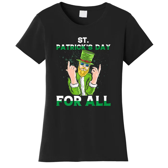 Gangster Leprechaun Ireland Irish Proud St.patrick Day Women's T-Shirt