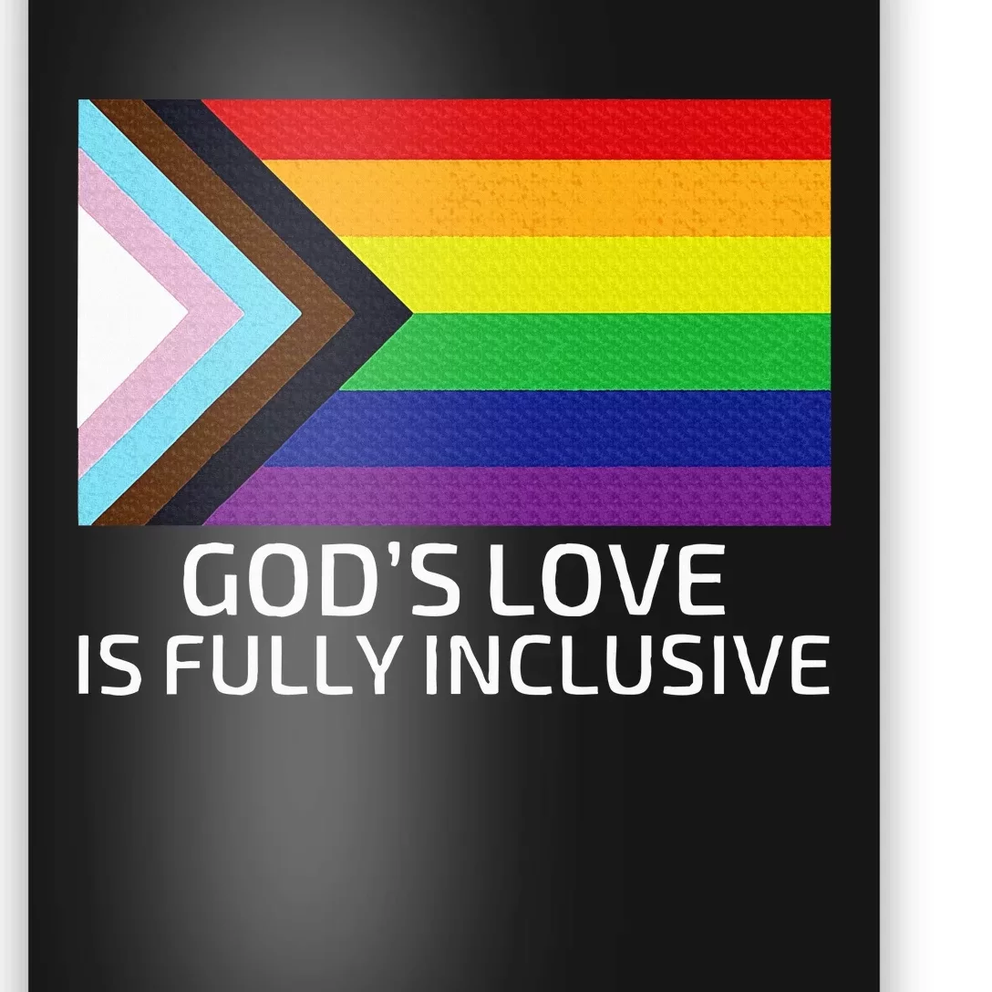 Gods Love Is Fully Inclusive Lgbtqia+ G.A.Y Pride Christian Poster