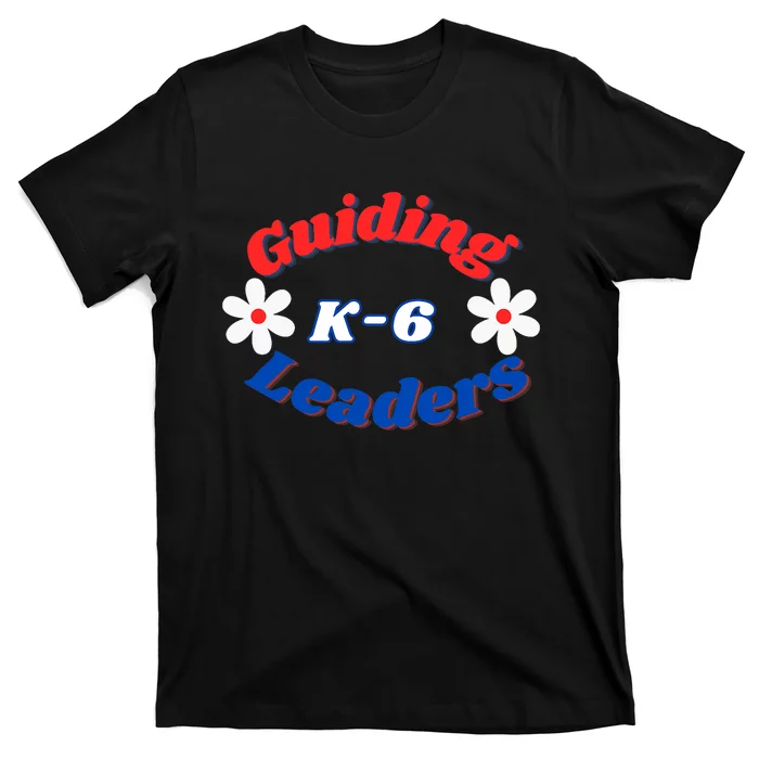 Guiding Leaders K6 School Counselor Young Leaders Daisies T-Shirt