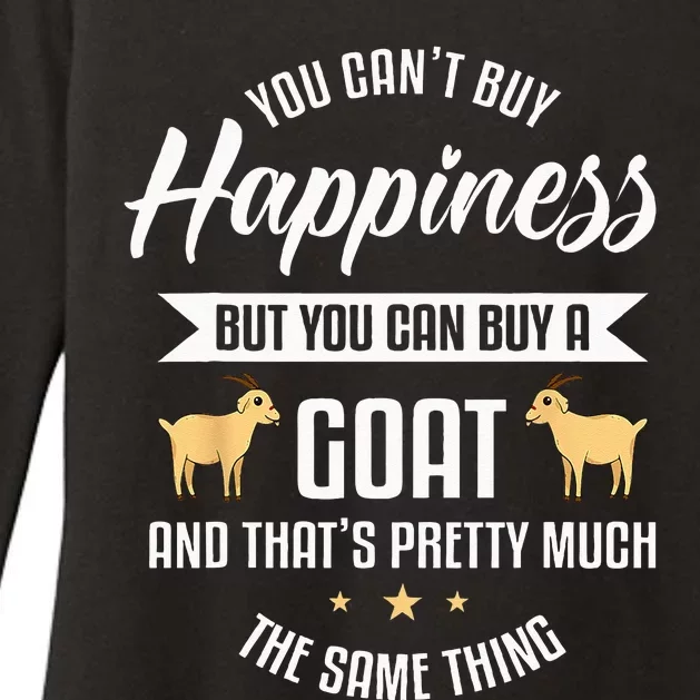 Goat Lover Livestock Farmer Breeder Womens CVC Long Sleeve Shirt