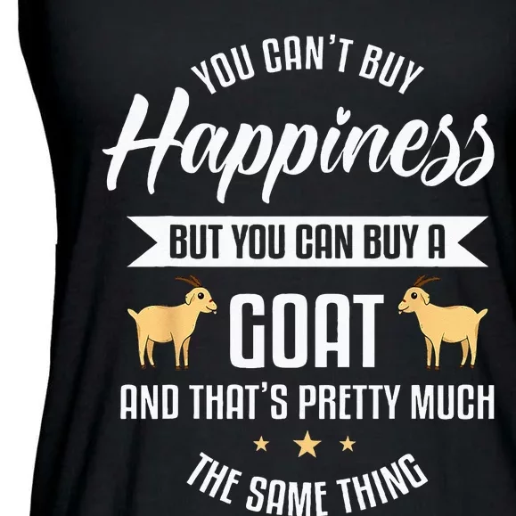 Goat Lover Livestock Farmer Breeder Ladies Essential Flowy Tank