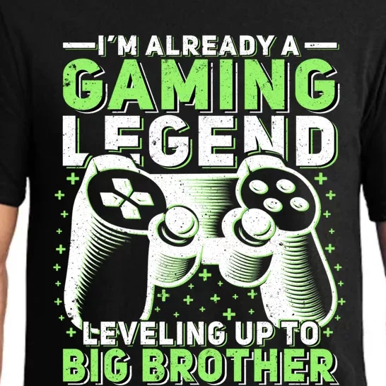 Gaming Legend Leveling Up To Big Brother Gamers Big Bro Gift Pajama Set