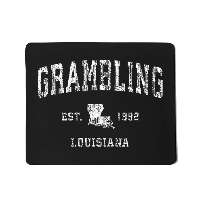 Grambling Louisiana La Vintage Athletic Sports Design Mousepad